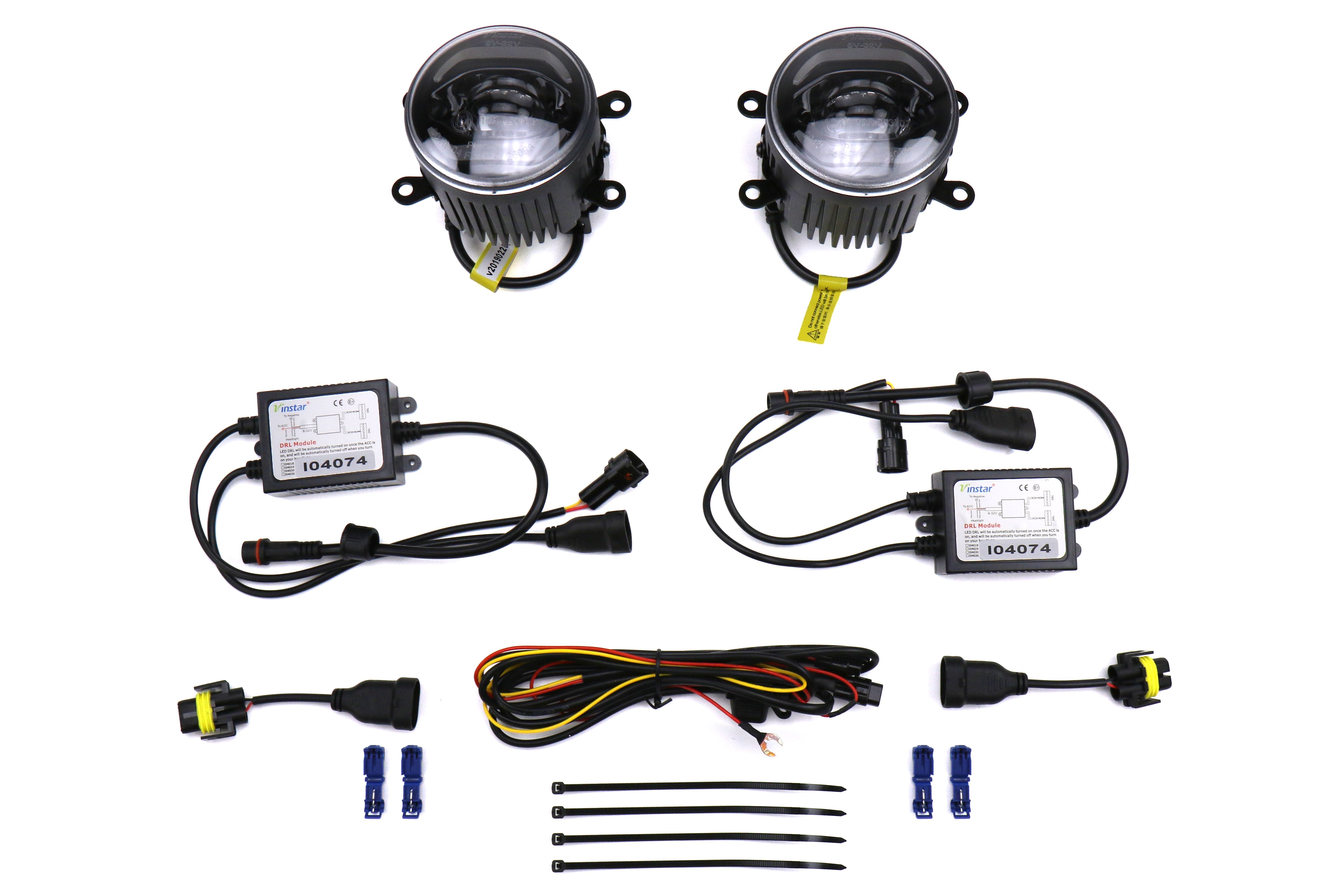 OLM Retical Style LED Fog Lights - Subaru Models (Inc. 2015-2021 WRX / STI / 2013-2020 FR-S/BRZ/86)
